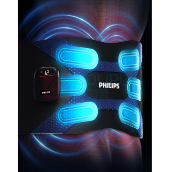 飞利浦 PHILIPS 健腹腰带 PPM3305B 1050*203*20mm (黑色)