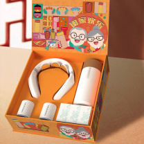 和正 HEZHENG 爱心礼盒 LOVE-3 (颈椎按摩器*1智能温显杯*1艾灸罐*2艾柱*40胶贴*40)