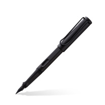 凌美 LAMY 狩猎系列磨砂黑ABS墨水笔-EF 17-EF 1支装 (黑色磨砂)