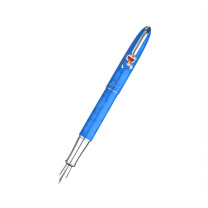 毕加索 PICASSO 哆啦A梦丨50周年纪念款 PS-931 铱金笔(0.5mm)+墨囊3支 (经典蓝)