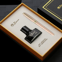 毕加索 PICASSO 金夹财务笔20ML小墨水礼盒 T717 (玫瑰金)