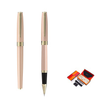 毕加索 PICASSO 金夹宝珠笔配笔芯三支套装 PS-717 (玫瑰金)