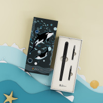 毕加索 PICASSO 海洋系列钢笔EF尖 PS-625 (虎鲸黑)