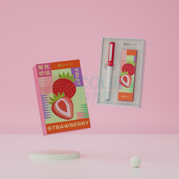 毕加索 PICASSO 水果物语系列铱金笔 PS-621 (草莓红)