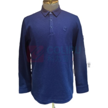 鸿仟 常服高级藏青色长袖T恤衫 160/XS-195/4XL 男女同款(随机发货)