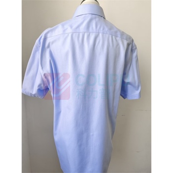 艾菲格 短袖衬衣(男女款式) AFG002 175 (蓝色) 100%全棉成衣免