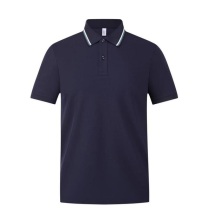 国产定制 短袖POLO衫 5508 S-8XL (藏蓝色) 尺码备注