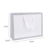极度空间 礼品袋手提收纳袋 可定制 32*10*25cm (灰白色) 可定制logo 起订量5000个