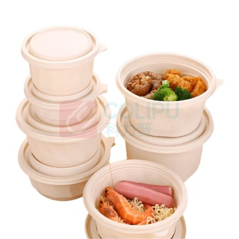 Edo 一次性玉米淀粉餐盒 30套/条 20条/箱 600ml 148*64mm