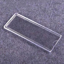 天泽 带背胶工牌 125mm*20mm (透明)