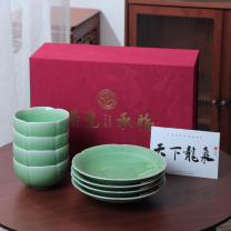 国产 龙泉青瓷餐具套装 LQQC