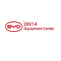 湘期 LOGO贴纸 BYD DIV14Equipment Center 400*160mm 5丝透明不干胶 亮膜直角