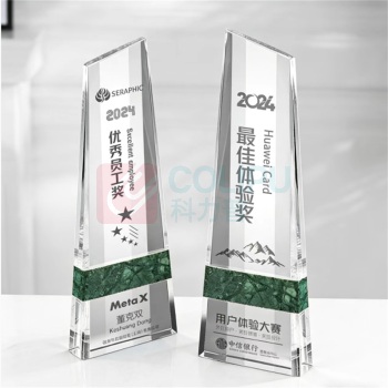 心耀 创意水晶奖杯 28*8.5cm 可定制文字内容