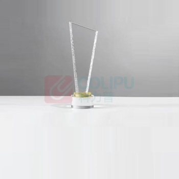 国产 水晶奖杯 定制 可刻字 23cm*8cm