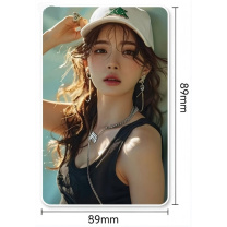 益好 卡片 双面58mm*89mm/50张 (彩色)