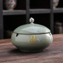 泰山 青瓷 烟缸