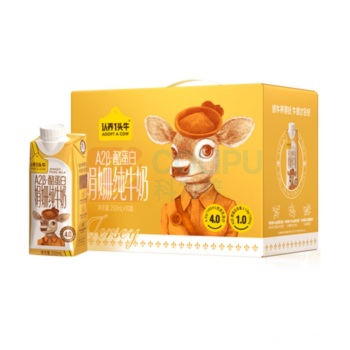 认养一头牛 ADOPT A COW 牛奶 A2娟姗牛奶 250ml*10盒