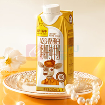 认养一头牛 ADOPT A COW 牛奶 A2娟姗牛奶 250ml*10盒