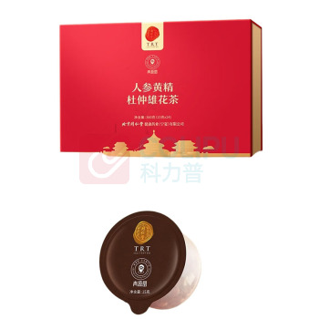 北京同仁堂 人参黄精杜仲雄花茶 360g/盒 24罐*15克