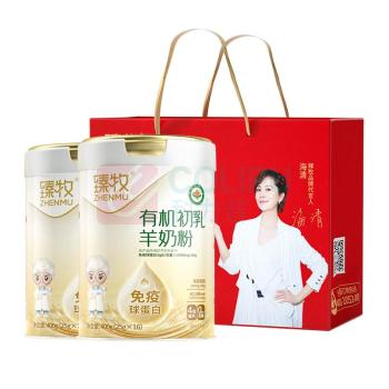 臻牧 有机初乳金装羊奶粉 400g*2