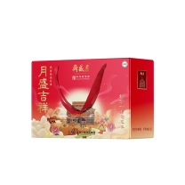 月盛斋 月盛吉祥清真熟食礼盒 1000g (红烧牛肉150g 焖酥鱼200g 五香酱羊肝150g 吉庆丸子400g 麻辣牛肉100g)