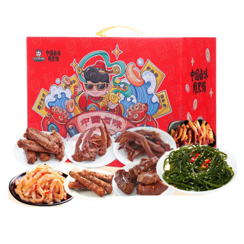 周黑鸭 欢聚鸭礼盒590g 590g