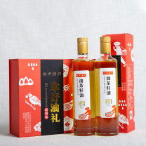 陇间柒月 油茶籽油双支礼盒装 GB/T 11765 500ml*2瓶