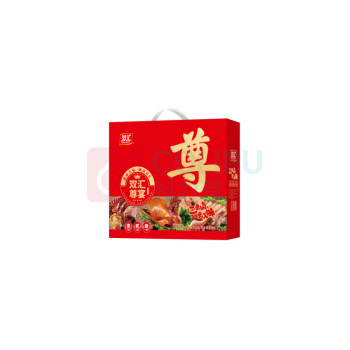 双汇 Shuanghui 熟食尊礼 2630g (双汇香薰烤鸡500g,双汇香卤牛肉200g,双汇脱骨香肘200g,双汇香卤猪头肉200g, 双汇沙拉薰煮香肠500g,双汇哈尔滨风味大红肠220g,双汇香卤猪肝250g,双汇美味三文治火腿400g,双汇玉米热狗肠160g)