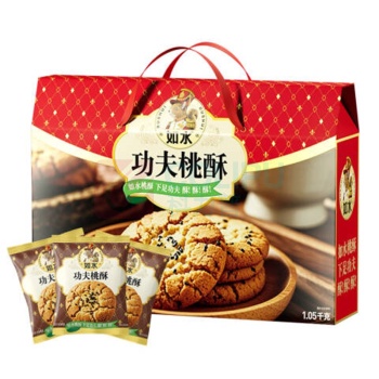 如水 功夫桃酥礼盒 1050克