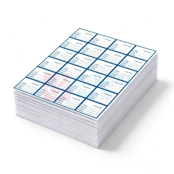 科力普 COLIPU 定制产品标识标签 210*285mm 书写不干胶 四色印刷 模切