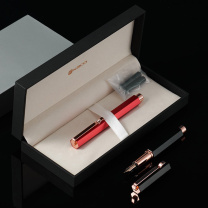 KACO 定制LUXO 签字笔 雅致 (黑色/红色) 黑色触感纸盒 起订量200支