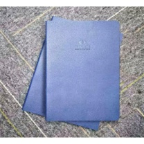 国产 国泰海通LOGO蓝色复层小号笔记本 207x145mm (起订量500,封面:蓝色仿皮PU 内页:80克道林纸60张120页)