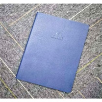 国产 国泰海通LOGO蓝色复层大号笔记本 257x187mm (起订量500,封面:蓝色仿皮PU 内页:80克道林纸60张120页)