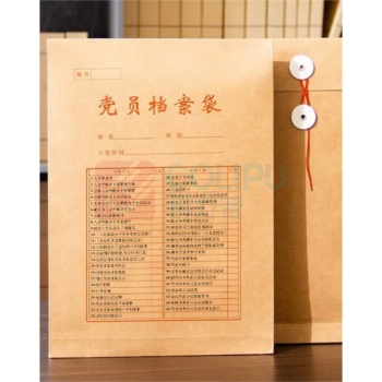 科力普 COLIPU 档案袋 A4 (牛皮色) (50个/组)