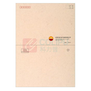 科力普 COLIPU 中国石油定制带胶信封 牛皮纸 229*324mm 50个/捆 (棕) 60g