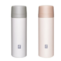 双立人 ZWILLING 双立人真空保温茶滤杯420ml (粉/白 ,颜色随机) 起订量:100个,单色印刷/激光