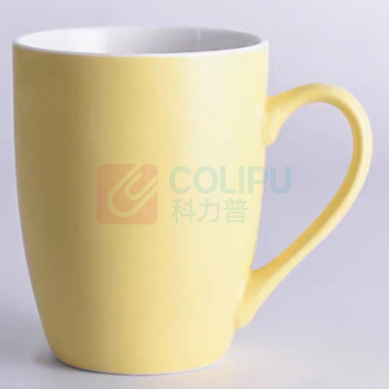 定制骨瓷鼓型杯(哑光)330ml (6色) 起订量300个