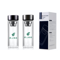 斯奈克 双层玻璃杯 3078 300ml (可印制广告)