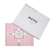 HOYO 索菲格四季毯 (5509粉色、5510灰色,颜色随机) 起订量:100条,单色印刷