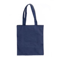 单肩帆布袋12安涤棉不含暗扣 中号-竖款 35*40cm (蓝色) 起订量:1000个