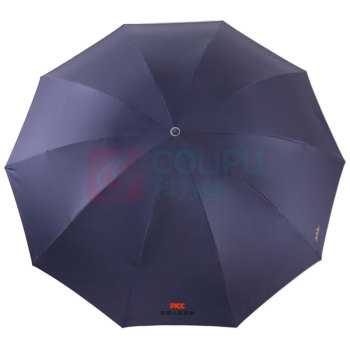 天堂伞 折叠晴雨伞 黑胶 33188E (藏青色)