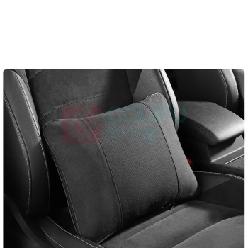 GREAT LIFE 腰靠抱枕被二合一 腰靠30*40cm 被子150*120cm (黑色) (起订量235)