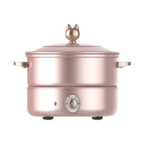美的 Midea 美的多功能电火锅 (粉色) 起订量:100台,单色印刷/激光