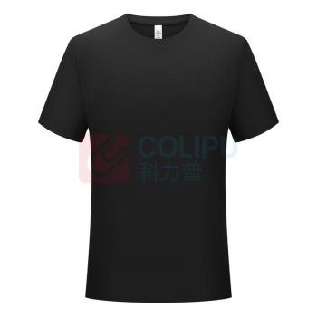 科力普 COLIPU 定制广告T恤 短袖 圆领 纯棉圆领T恤200g 纯棉,克重≥200g/㎡ ≤10件起订,印胸前背后LOGO,LOGO颜色5色,起订量300件
