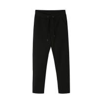 卡尔美 KELME 运动裤男秋冬卫裤 加绒纯色卫裤 HT-06 (黑色) (5*5.5cm logo)