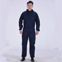 莱特 连体服 (白/橙/棕/蓝) (面料:牛仔/帆布。纱支7×7密度72×40。)