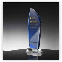 国产 K9水晶 25.8*9cm (蓝色)