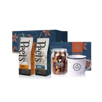 皮爷 Peet's Coffee 甄选咖啡豆礼盒 创世巨星250g/包+大航海家250g/包+太妃糖7g*15颗/罐+搪瓷杯350ml/个 礼盒礼袋装