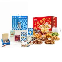 组合套装(大白兔什锦糖礼盒488g+来伊份马到成功B款1827g) 不配送区域:新疆、西藏、内蒙古、青海、海南、宁夏、甘肃、港澳台
