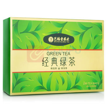 艺福堂 EFUTON 经典绿茶袋泡茶 2g/包 100包/盒